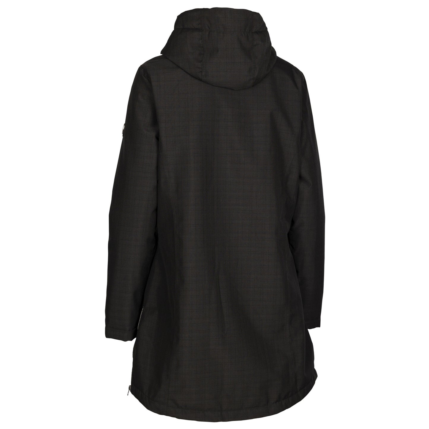 Black - Back - Trespass Womens-Ladies Neeska TP50 Waterproof Jacket