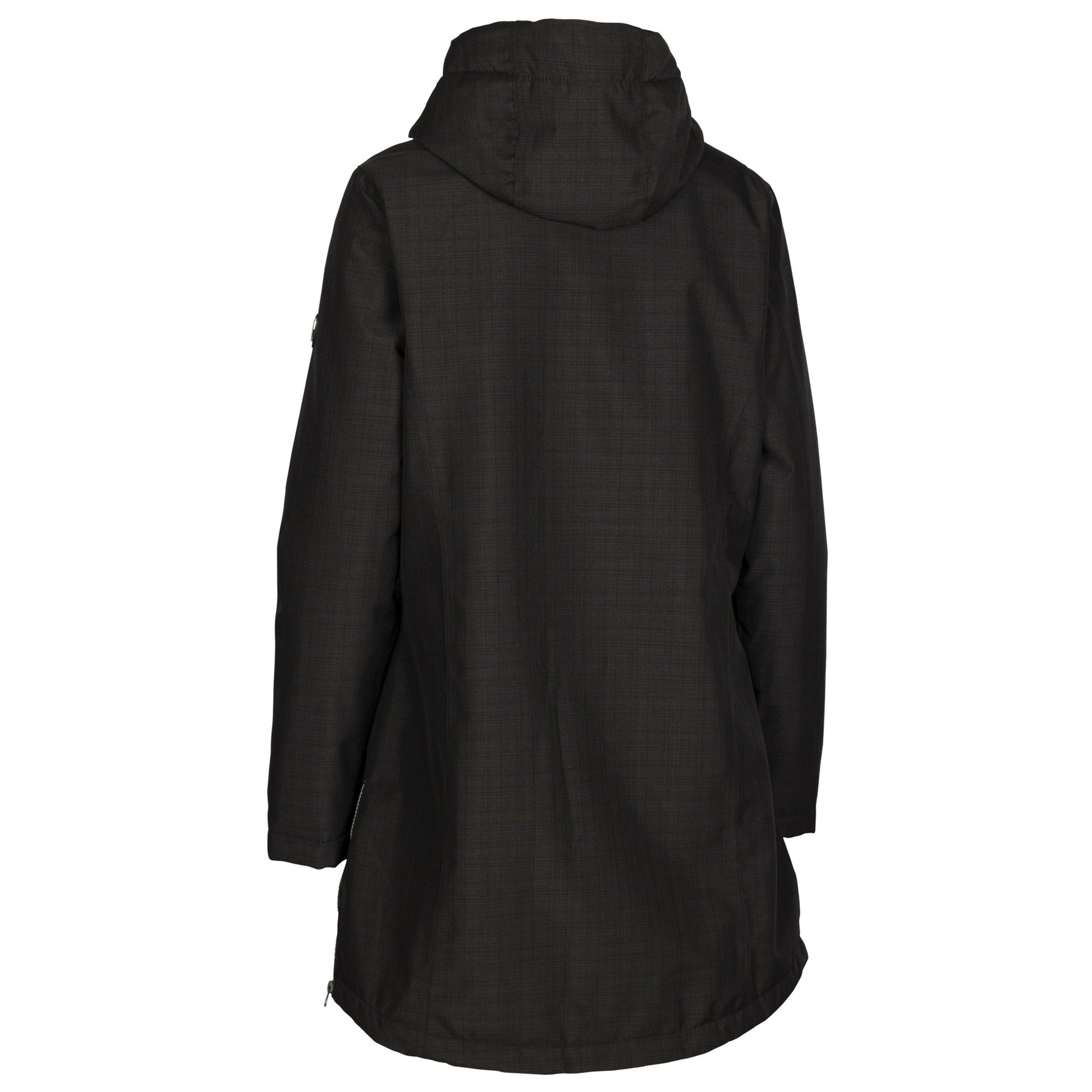 Black - Back - Trespass Womens-Ladies Neeska TP50 Waterproof Jacket
