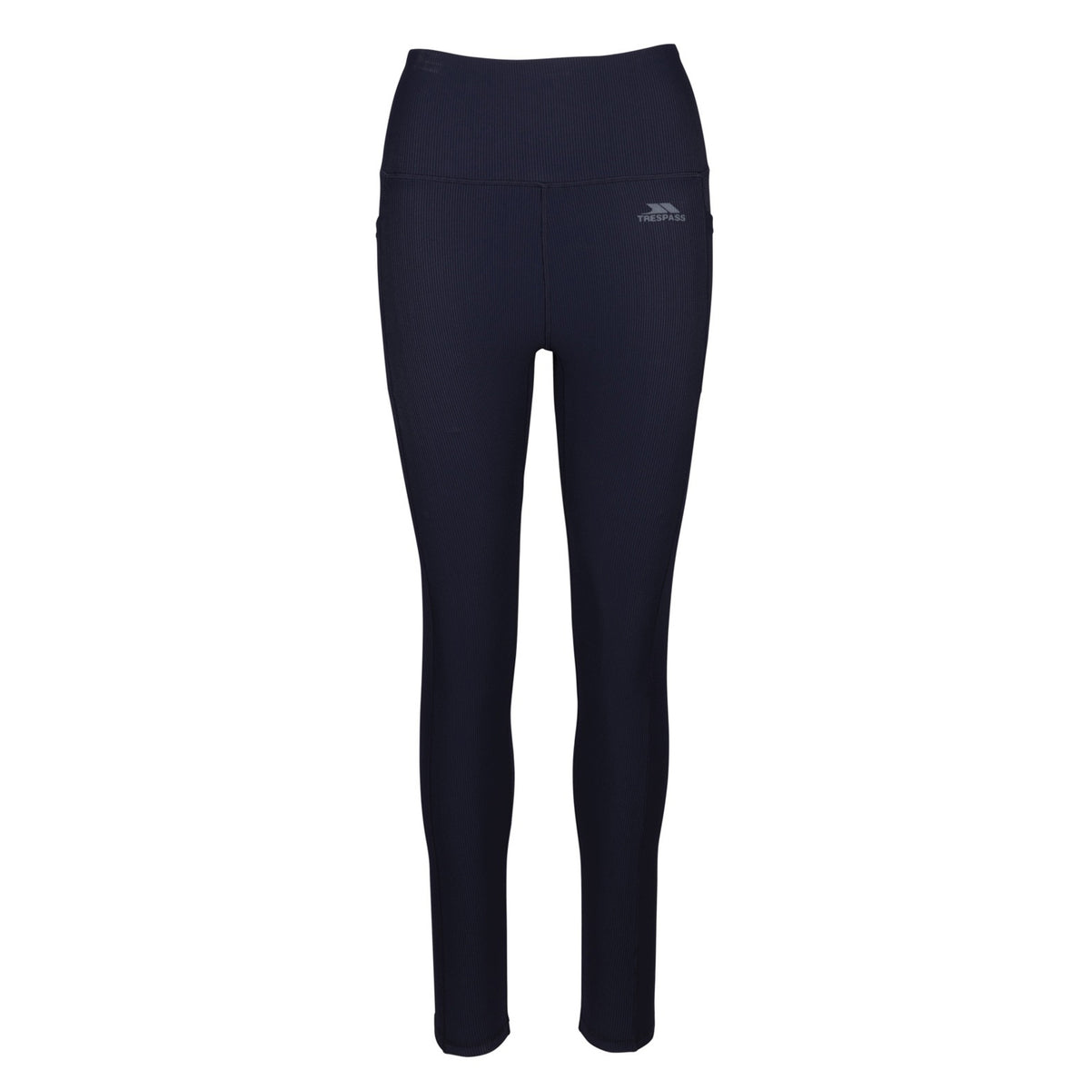 Navy - Front - Trespass Womens-Ladies Basca Leggings