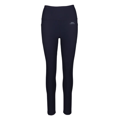 Navy - Front - Trespass Womens-Ladies Basca Leggings