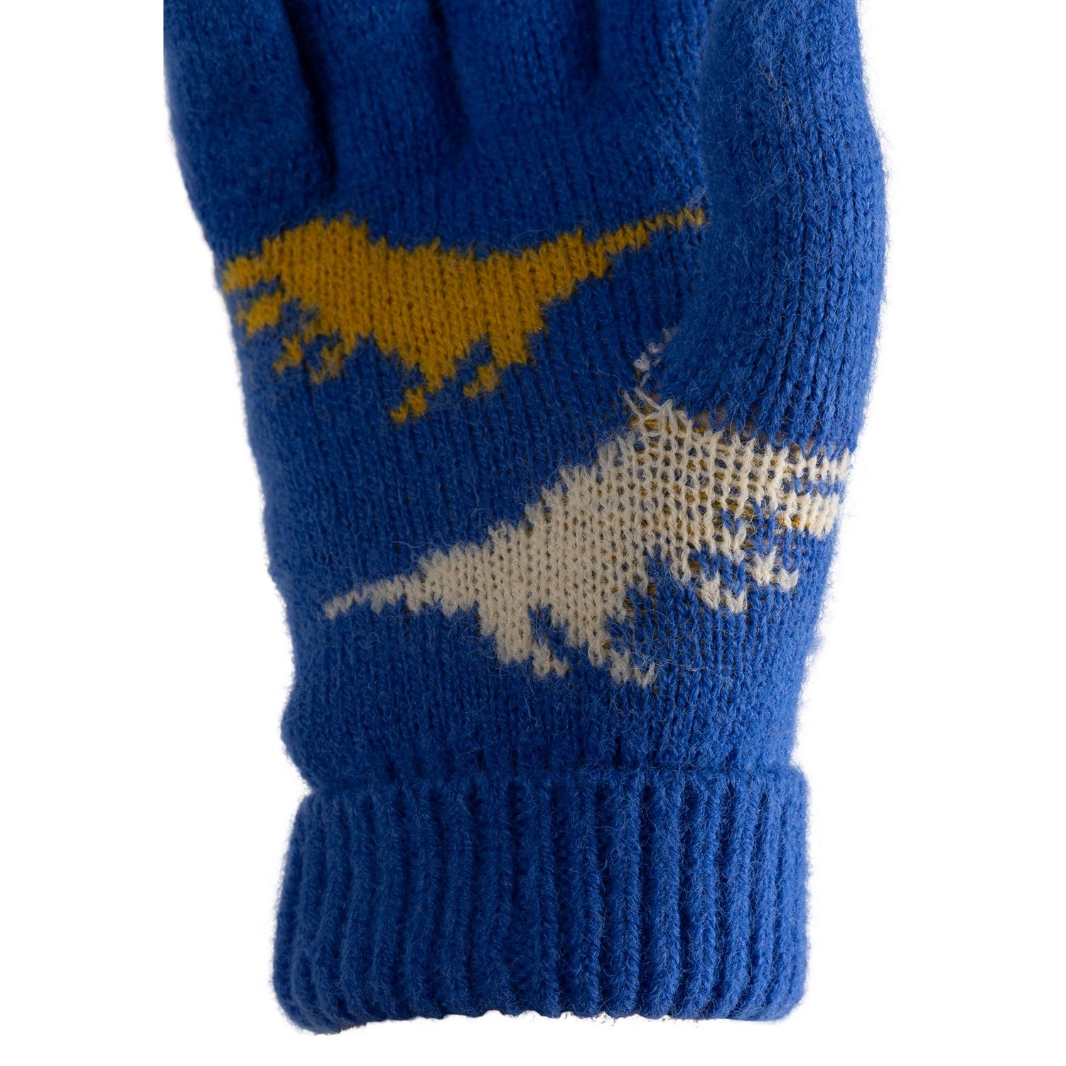Blue - Side - Trespass Childrens-Kids Casper Gloves