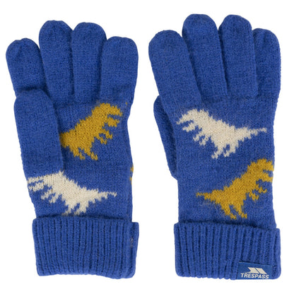 Blue - Pack Shot - Trespass Childrens-Kids Casper Gloves
