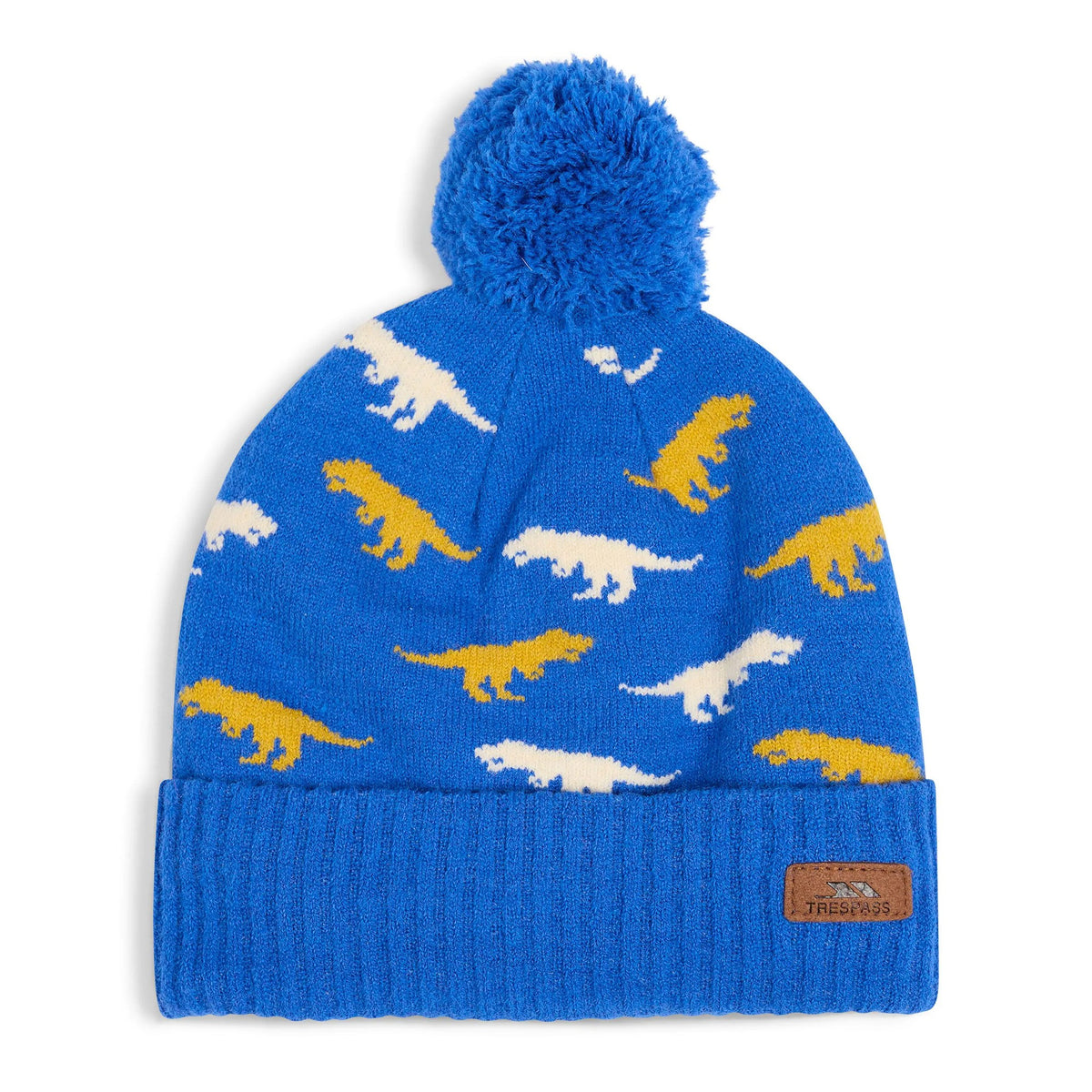 Blue - Side - Trespass Childrens-Kids Dillan Beanie