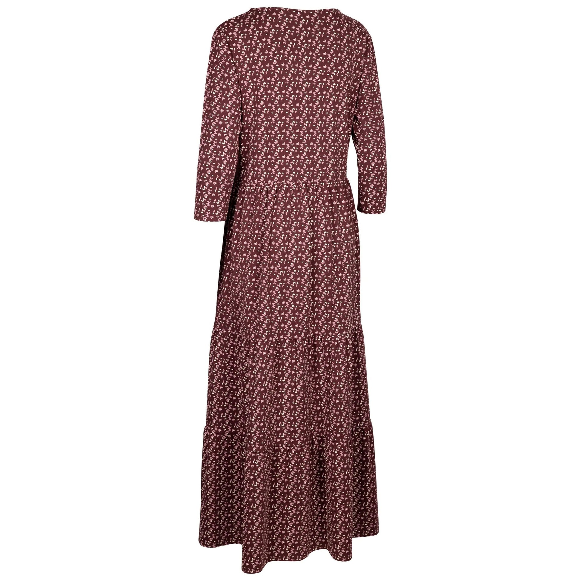 Mulberry - Back - Trespass Womens-Ladies Hague Tiered Casual Dress