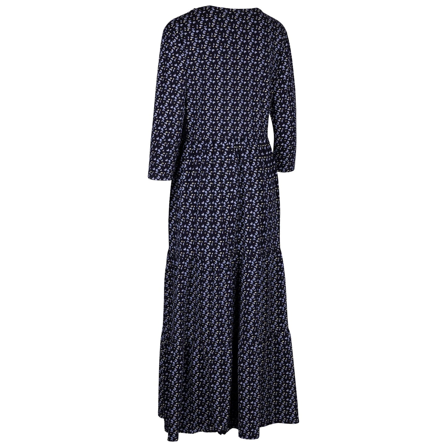 Navy - Back - Trespass Womens-Ladies Hague Tiered Casual Dress