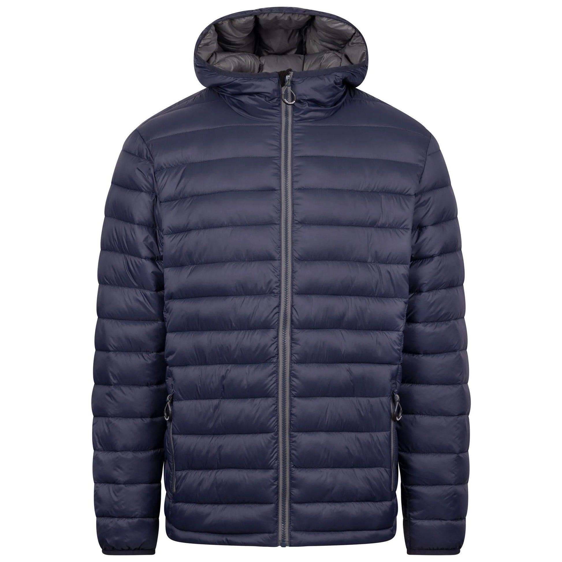 Navy - Front - Trespass Mens Paddley Padded Jacket