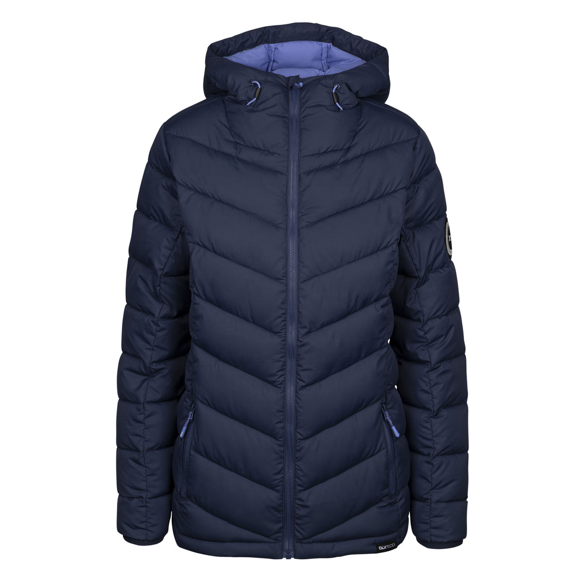 Navy - Front - Trespass Womens-Ladies Tonya DLX ECO Padded Jacket