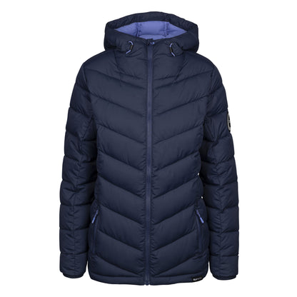 Navy - Front - Trespass Womens-Ladies Tonya DLX ECO Padded Jacket