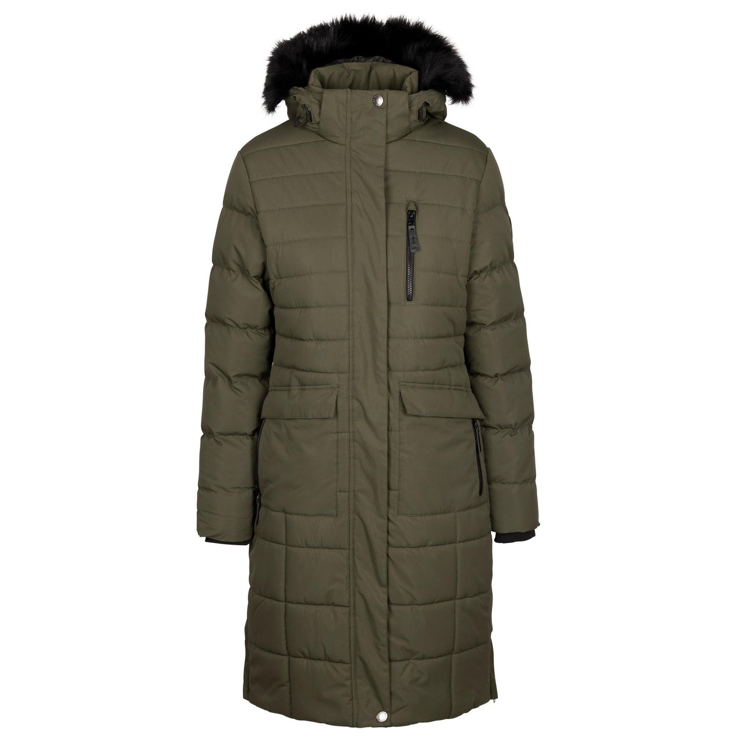 Dark Vine - Front - Trespass Womens-Ladies Sasha Padded Jacket