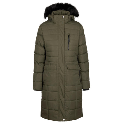 Dark Vine - Front - Trespass Womens-Ladies Sasha Padded Jacket