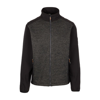 Black - Front - Trespass Mens Mariano DLX Soft Shell Jacket