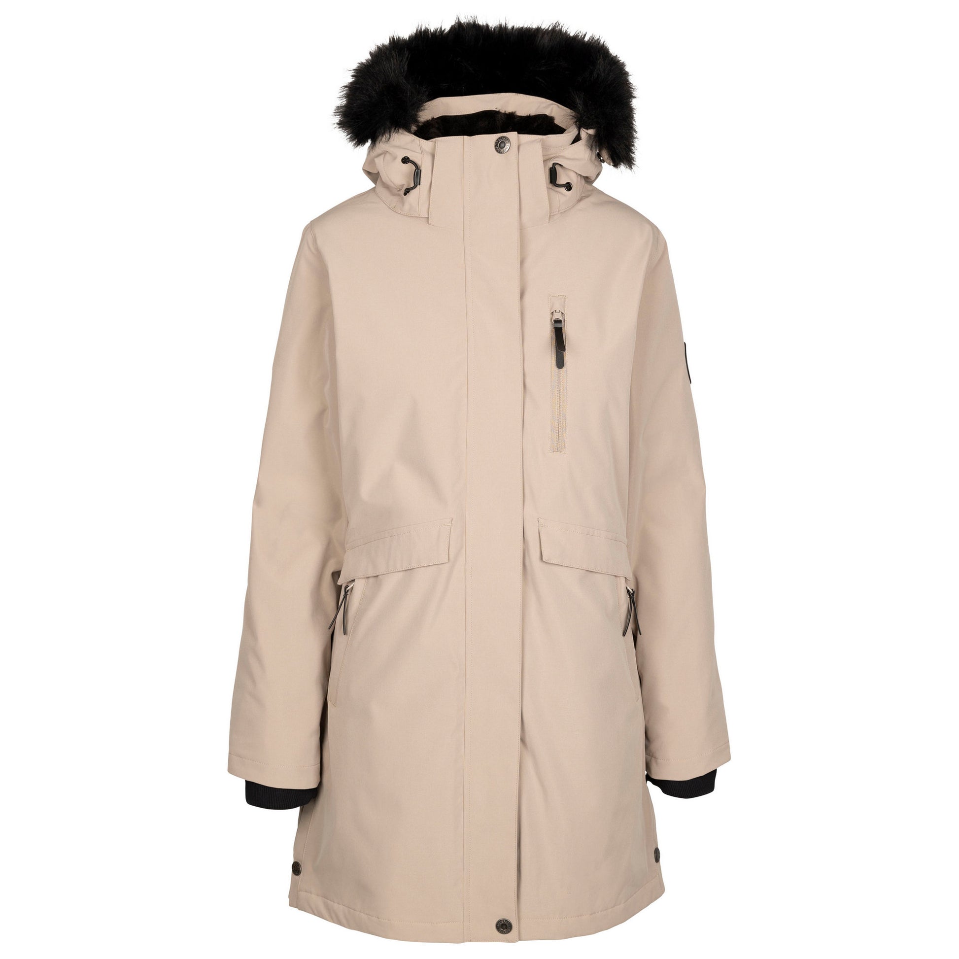Vintage Khaki - Front - Trespass Womens-Ladies Zambel TP75 Jacket
