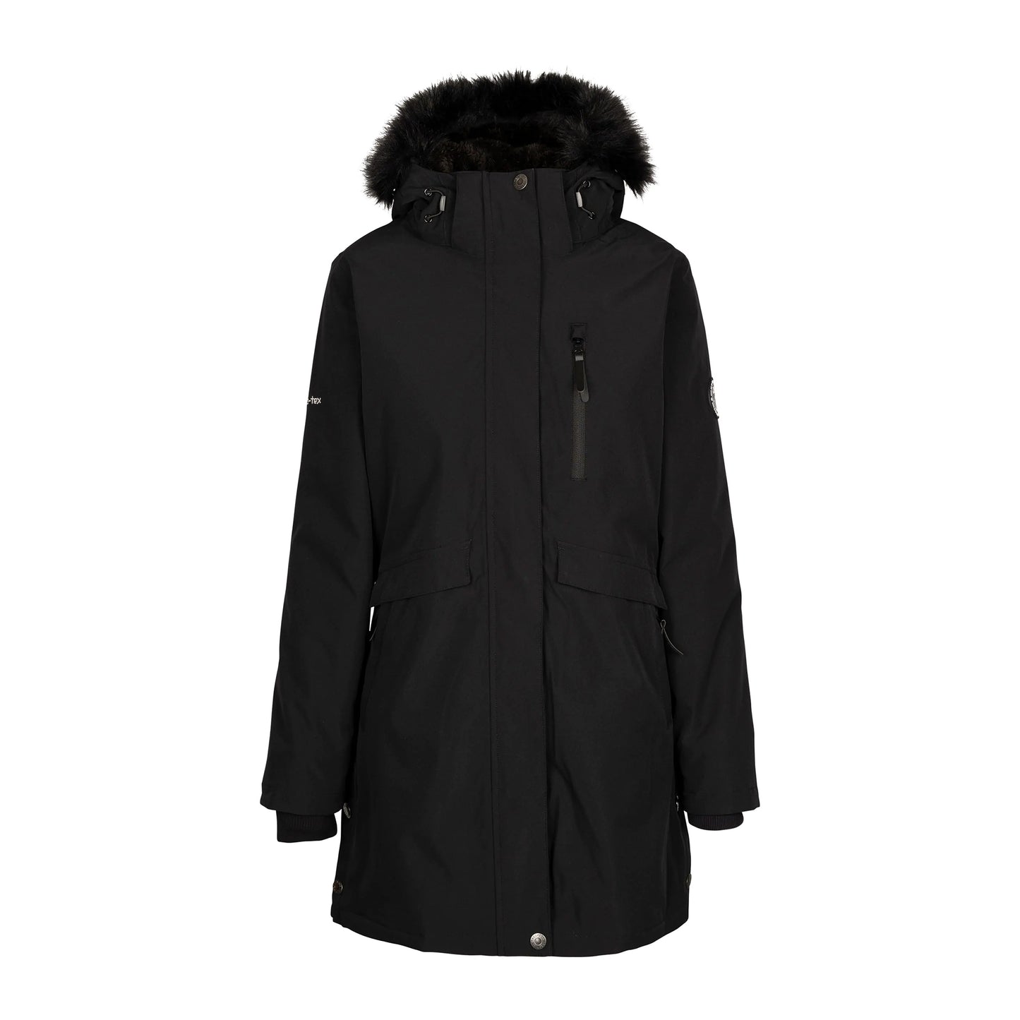 Black - Front - Trespass Womens-Ladies Zambel TP75 Jacket