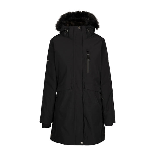 Black - Front - Trespass Womens-Ladies Zambel TP75 Jacket
