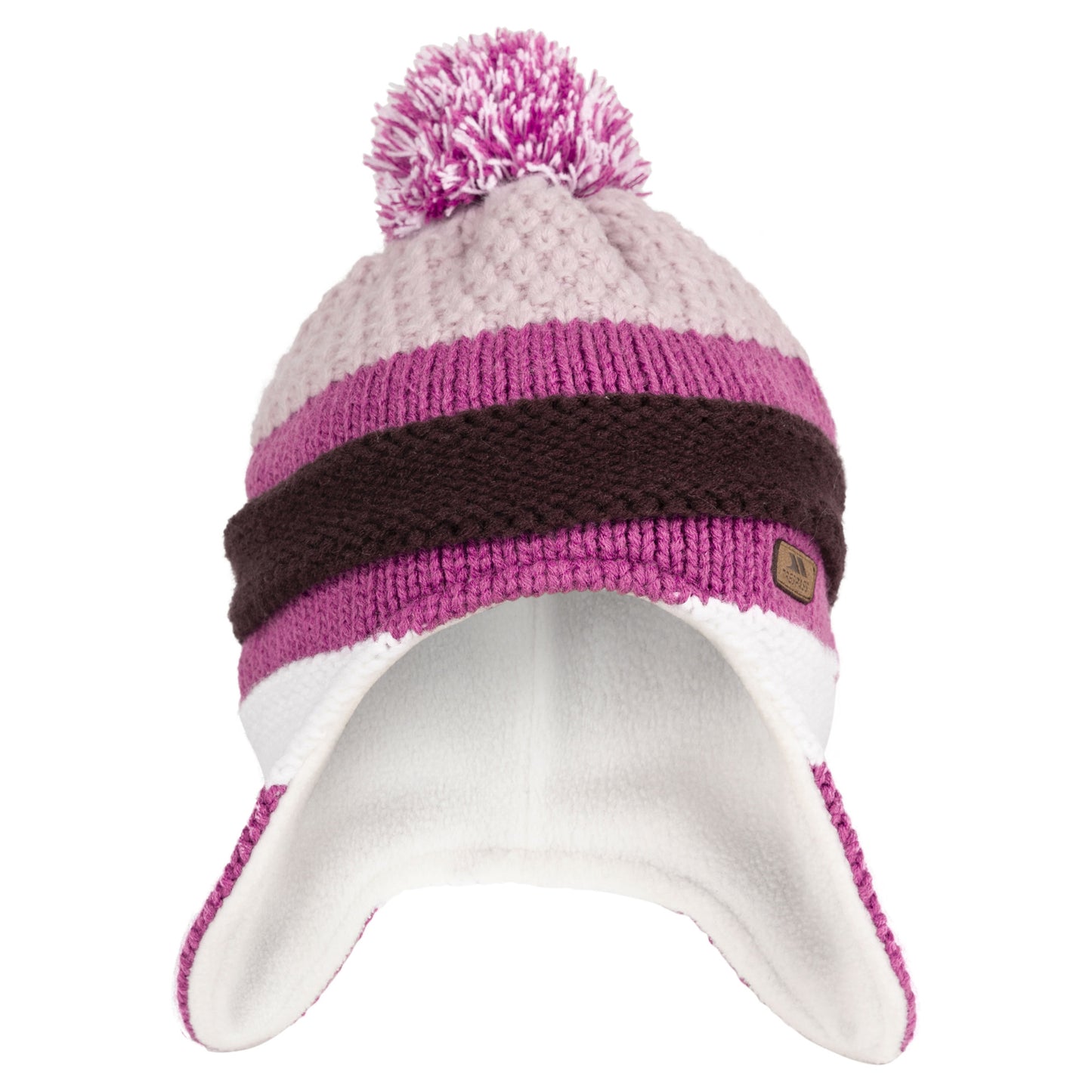 Pink - Front - Trespass Childrens-Kids Perry Hat