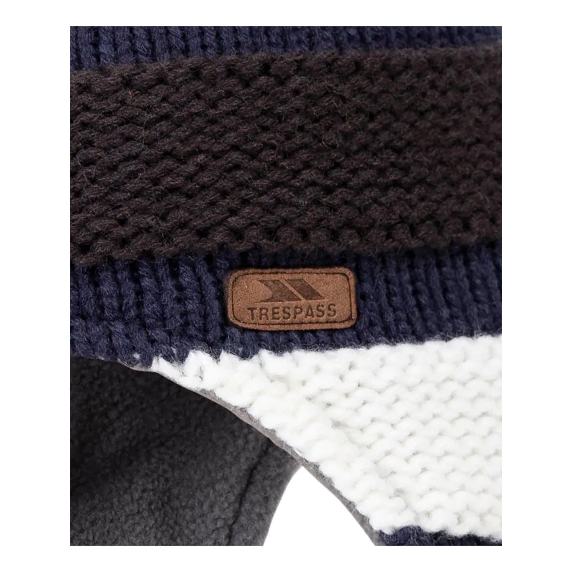 Navy - Side - Trespass Childrens-Kids Perry Hat