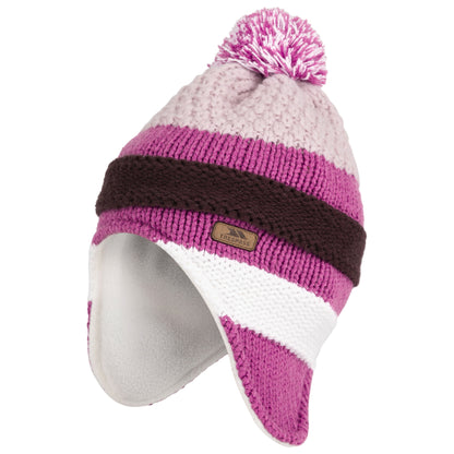 Pink - Back - Trespass Childrens-Kids Perry Hat