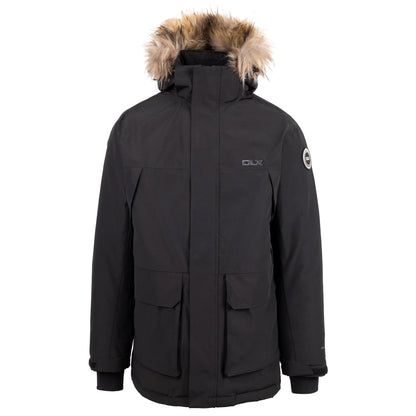 Black - Front - Trespass Mens Mullan DLX Jacket