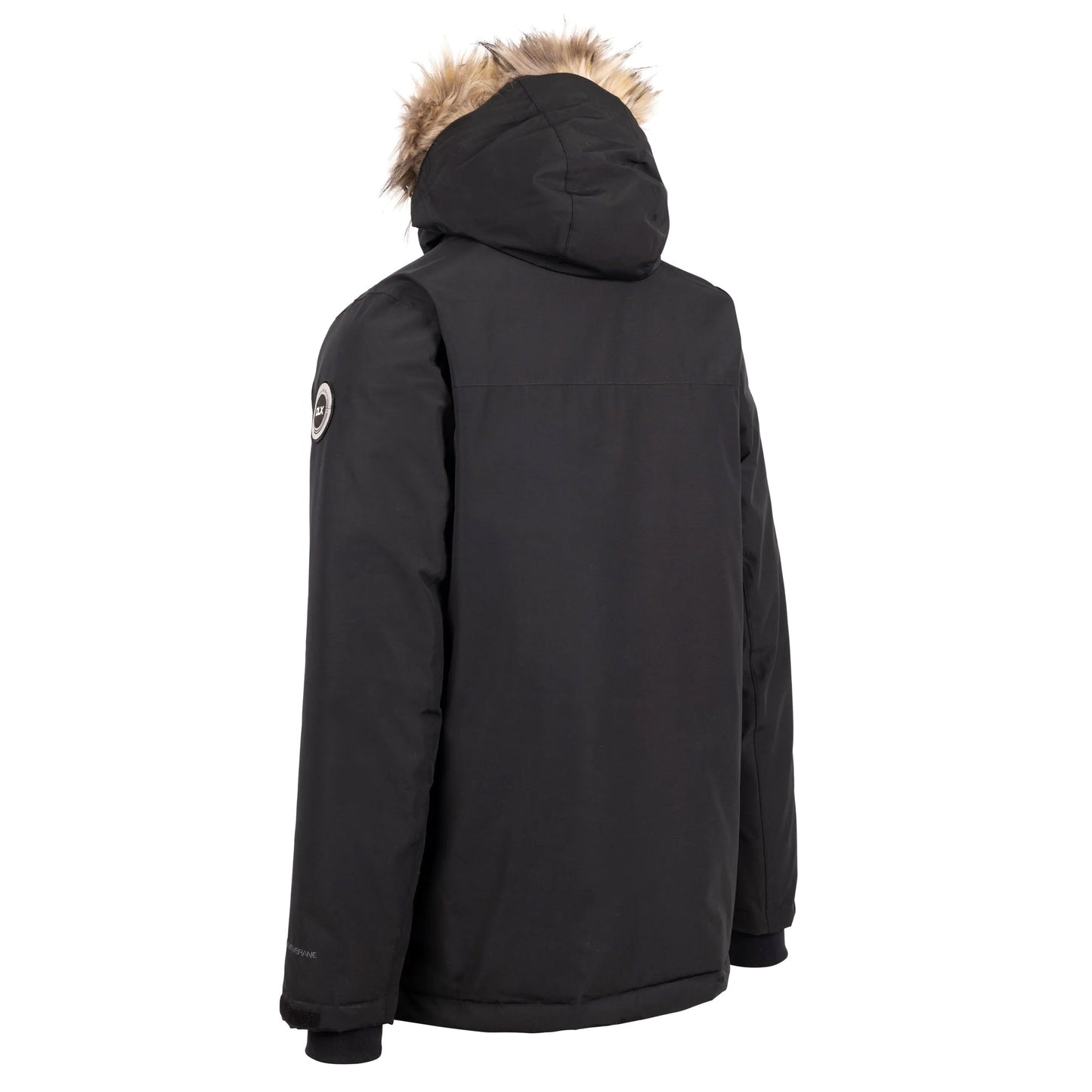 Black - Back - Trespass Mens Mullan DLX Jacket