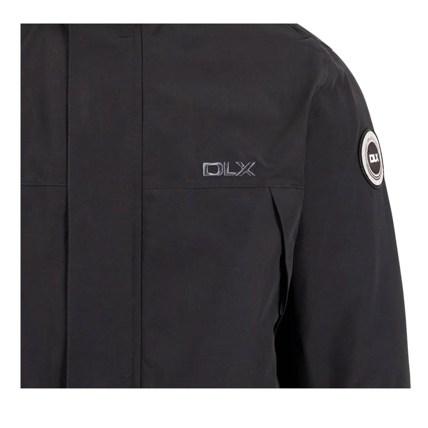 Black - Side - Trespass Mens Mullan DLX Jacket