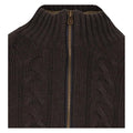 Dark Grey - Side - Trespass Mens Dipton Knitted Jacket