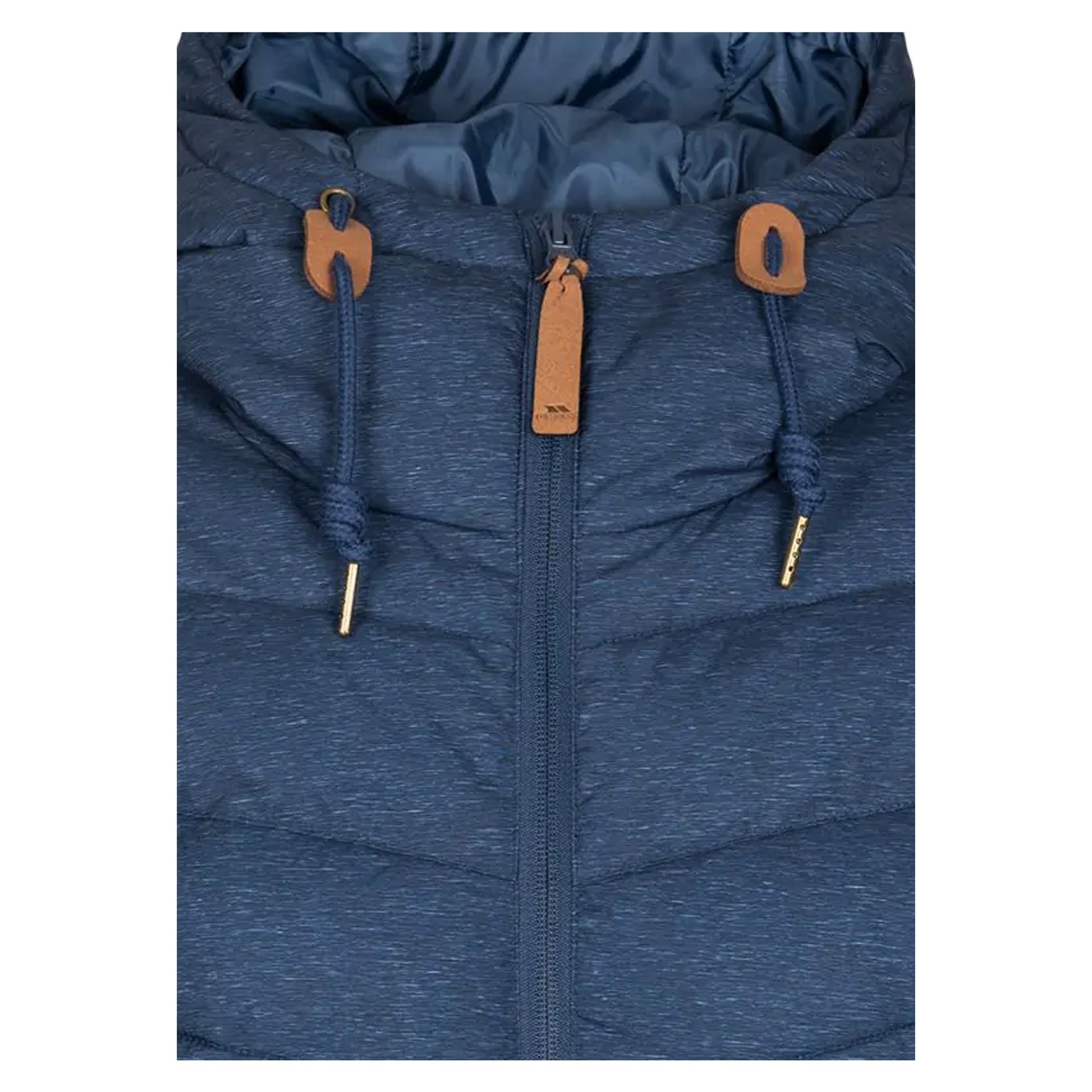 Navy - Side - Trespass Womens-Ladies Turka Jacket