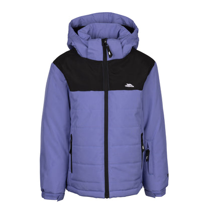 Baja Blue - Front - Trespass Childrens-Kids Halston Ski Jacket