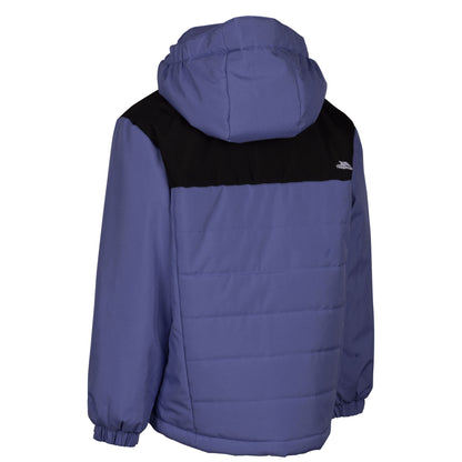 Baja Blue - Back - Trespass Childrens-Kids Halston Ski Jacket