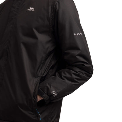 Black - Side - Trespass Mens Farmcott TP75 Padded Jacket