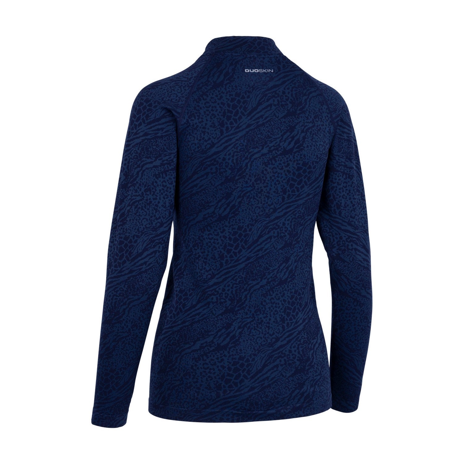 Navy - Back - Trespass Womens-Ladies Kottayam Zipped Active Top