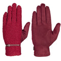 Mulberry - Front - Trespass Womens-Ladies Pisa Sherpa Winter Gloves