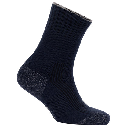 Navy-Black - Back - Trespass Unisex Adult Lando Socks (Pack of 2)
