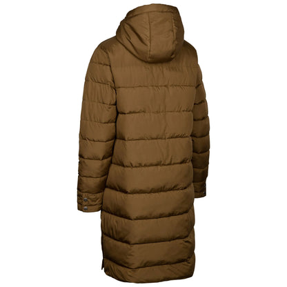 Dark Olive - Back - Trespass Womens-Ladies Leyla Padded Jacket