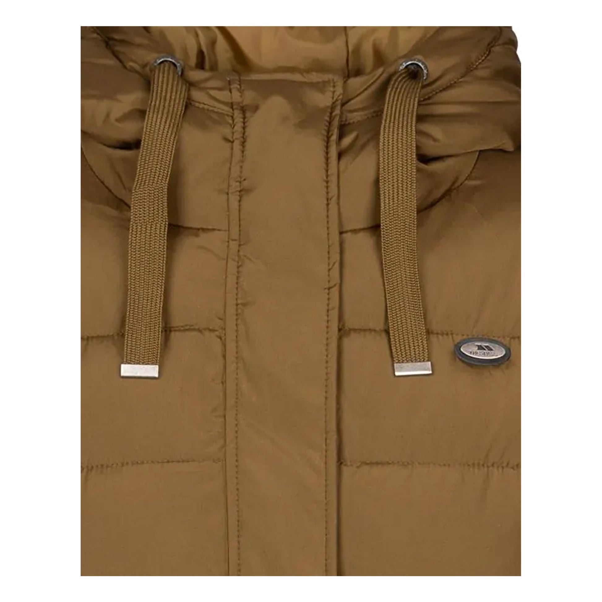 Dark Olive - Side - Trespass Womens-Ladies Leyla Padded Jacket