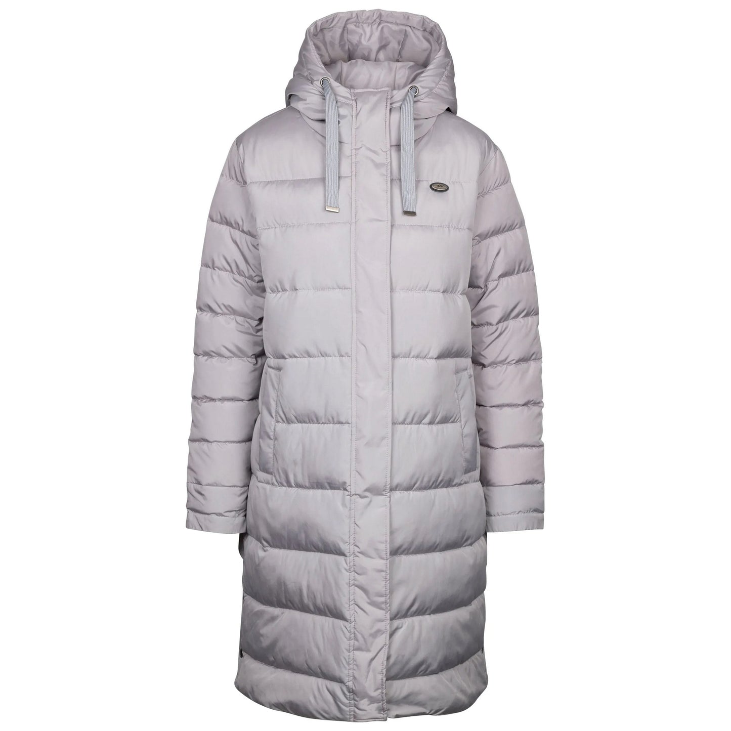 Platinum - Front - Trespass Womens-Ladies Leyla Padded Jacket