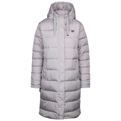 Platinum - Front - Trespass Womens-Ladies Leyla Padded Jacket