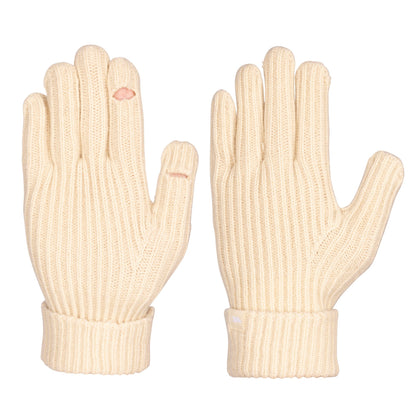 Cream - Side - Trespass Womens-Ladies Dom Winter Gloves