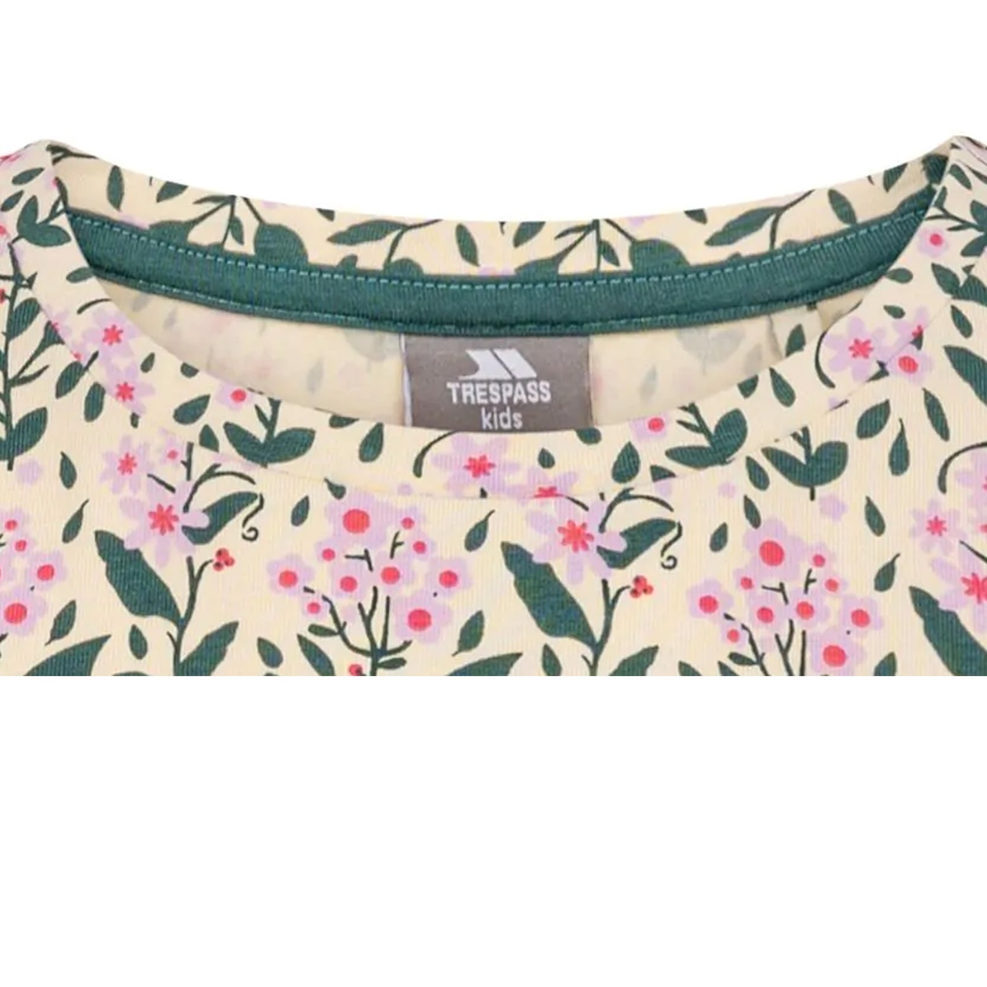 Cream - Side - Trespass Girls Rosslyn Long-Sleeved Top