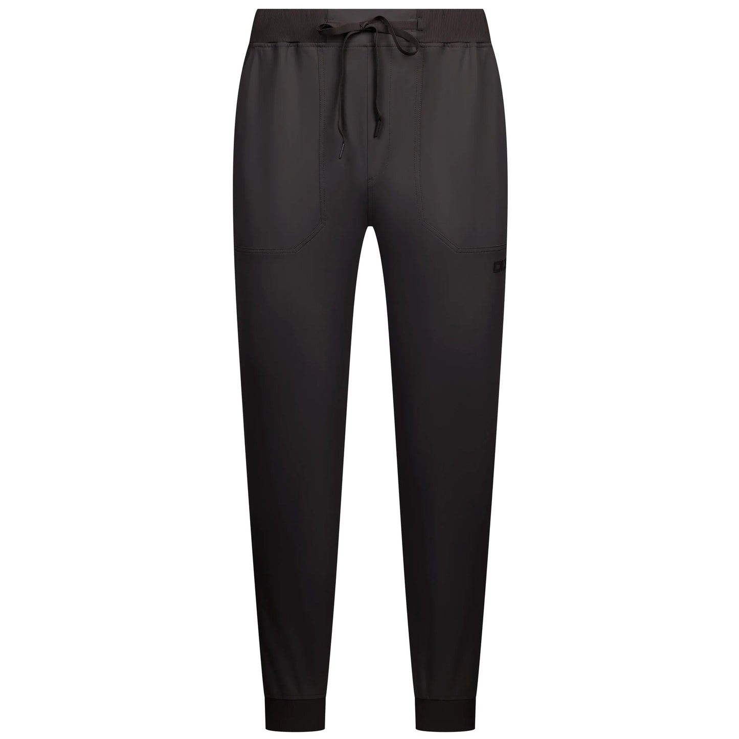 Black - Front - Trespass Mens Tusk DLX Active Jogging Bottoms