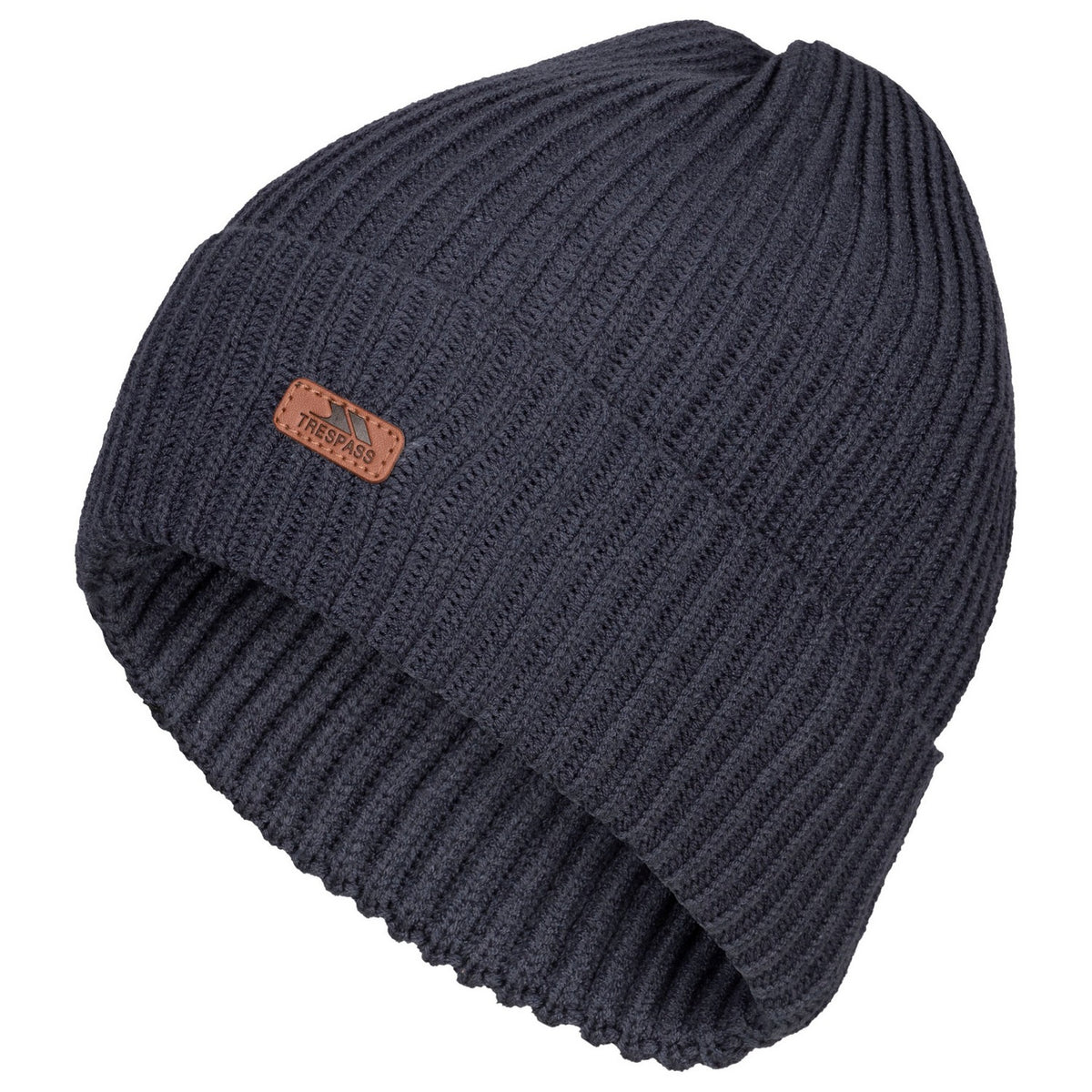 Dark Flint - Front - Trespass Unisex Adult Dornan Beanie