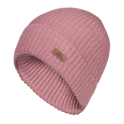 Light Mulberry - Front - Trespass Unisex Adult Dornan Beanie