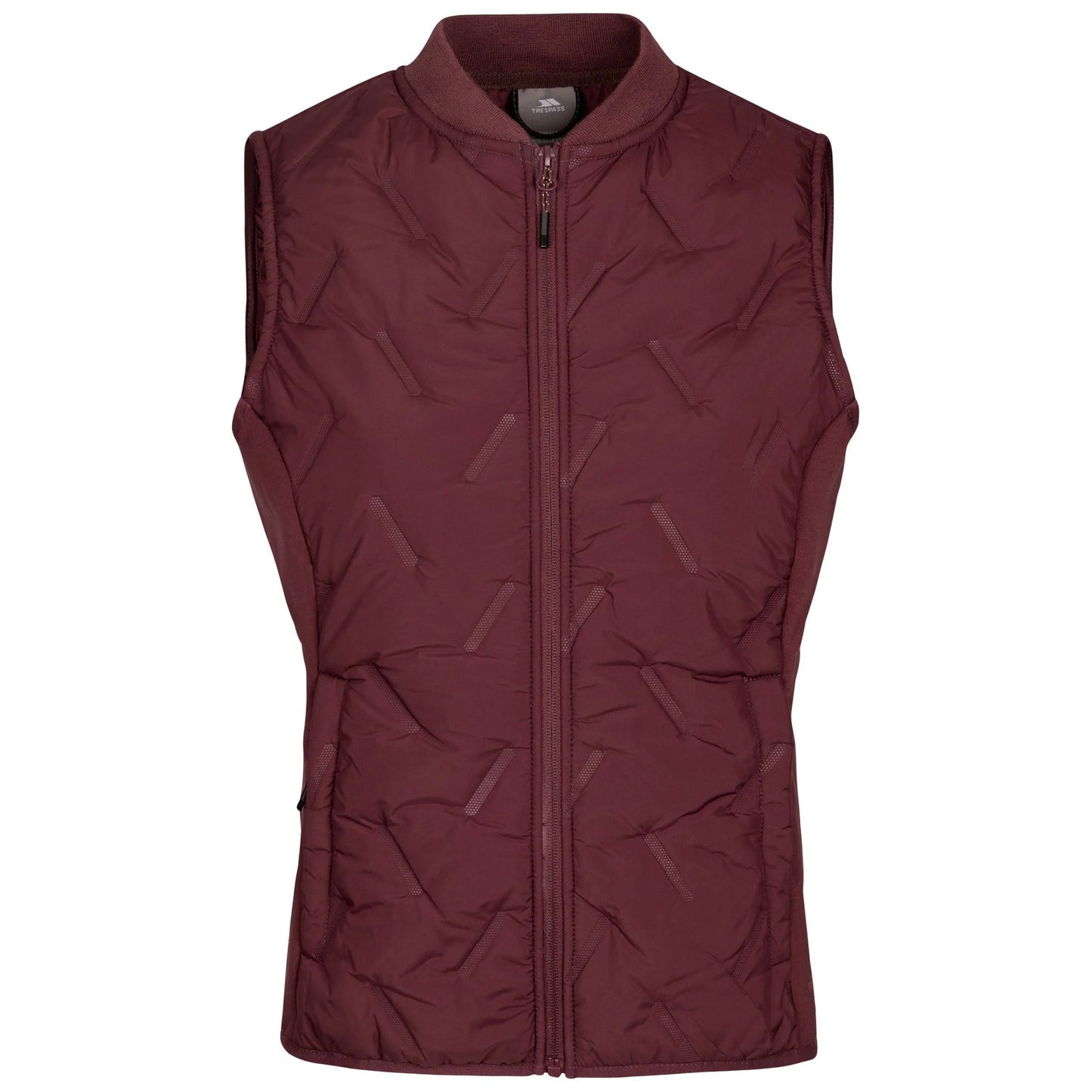 Mulberry - Front - Trespass Womens-Ladies Miran Hybrid Active Gilet