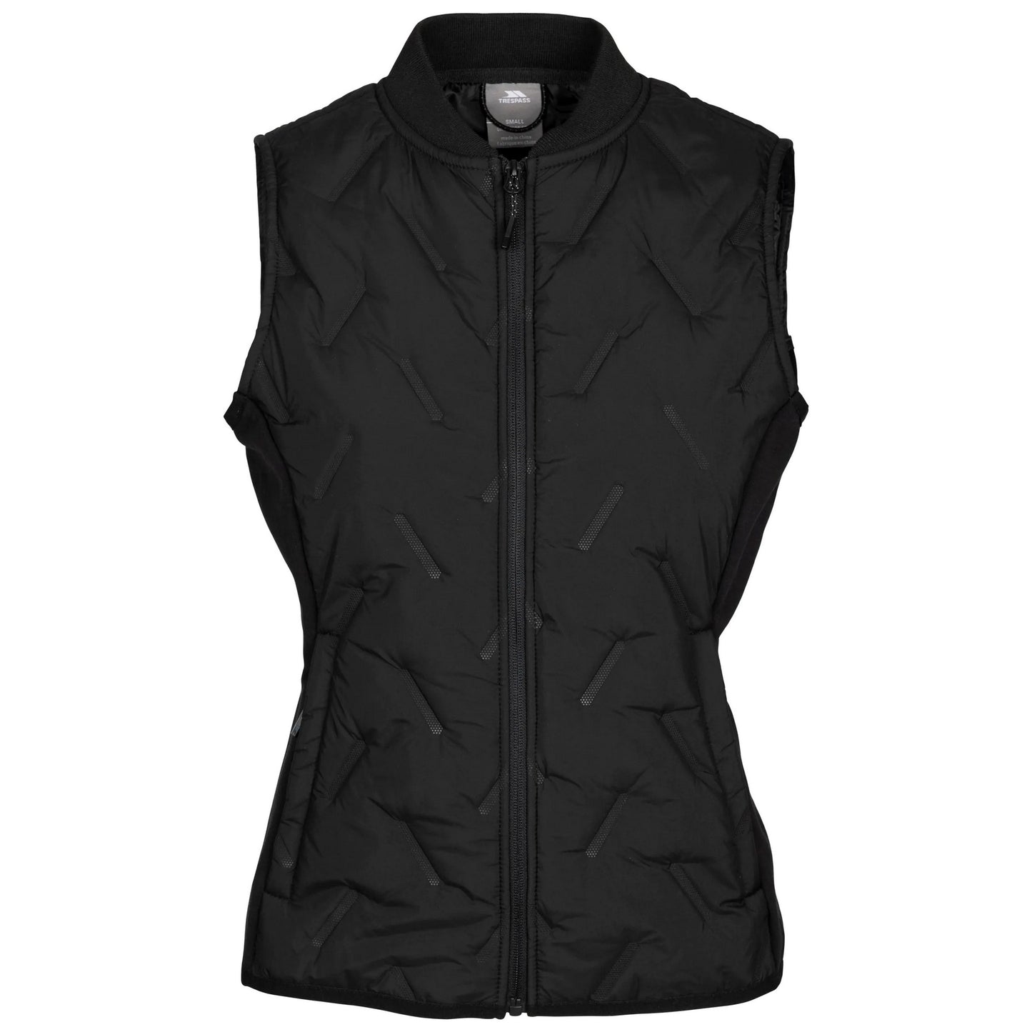 Black - Front - Trespass Womens-Ladies Miran Hybrid Active Gilet