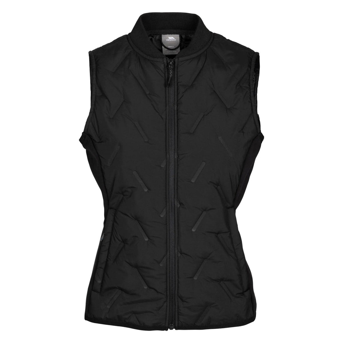 Black - Front - Trespass Womens-Ladies Miran Hybrid Active Gilet