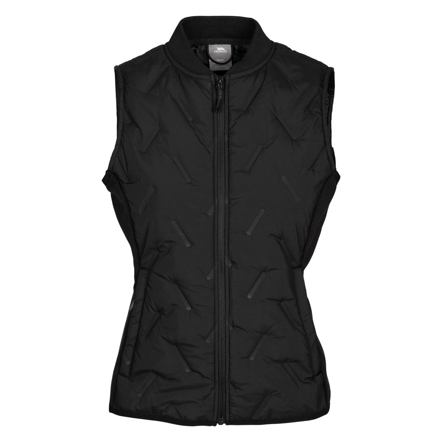 Black - Front - Trespass Womens-Ladies Miran Hybrid Active Gilet