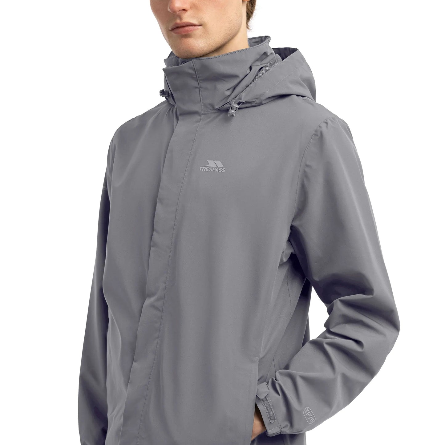 Storm Grey - Pack Shot - Trespass Mens Farndish Jacket