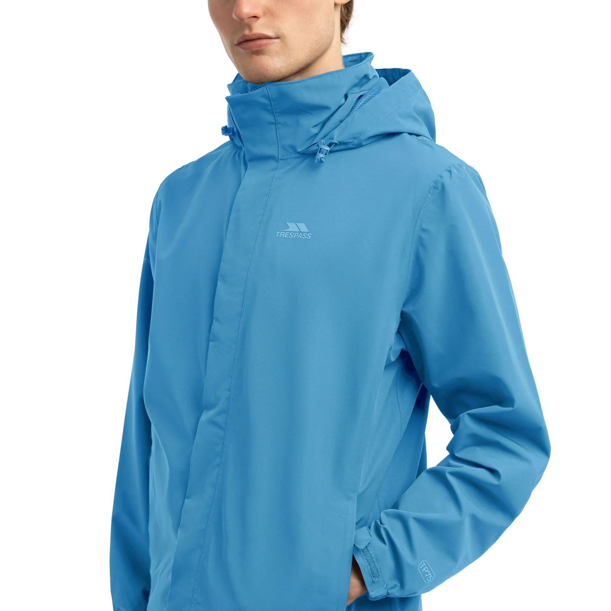 Bondi Blue - Pack Shot - Trespass Mens Farndish Jacket