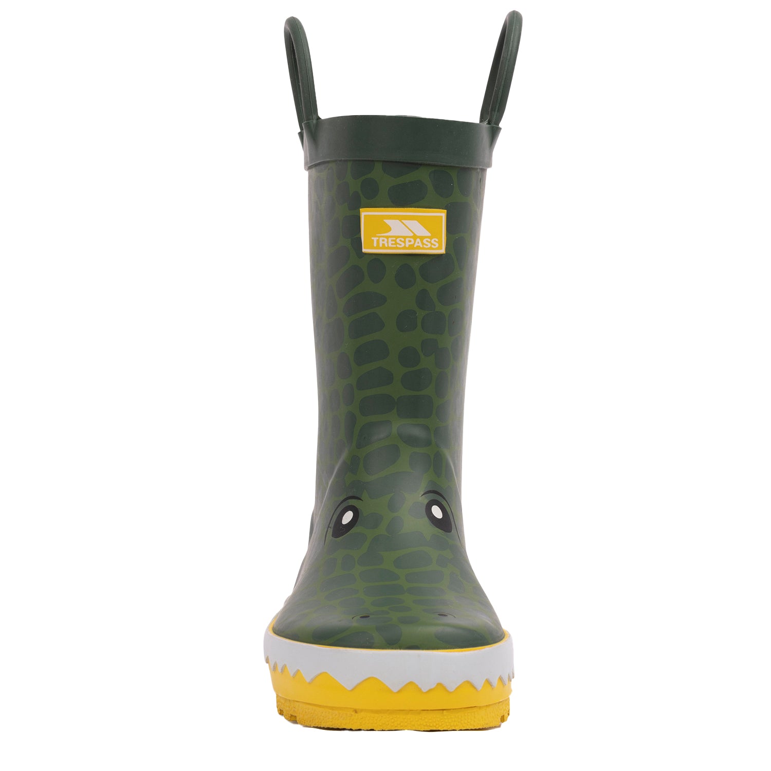 Green-Yellow - Lifestyle - Trespass Childrens-Kids Crocodile Wellington Boots