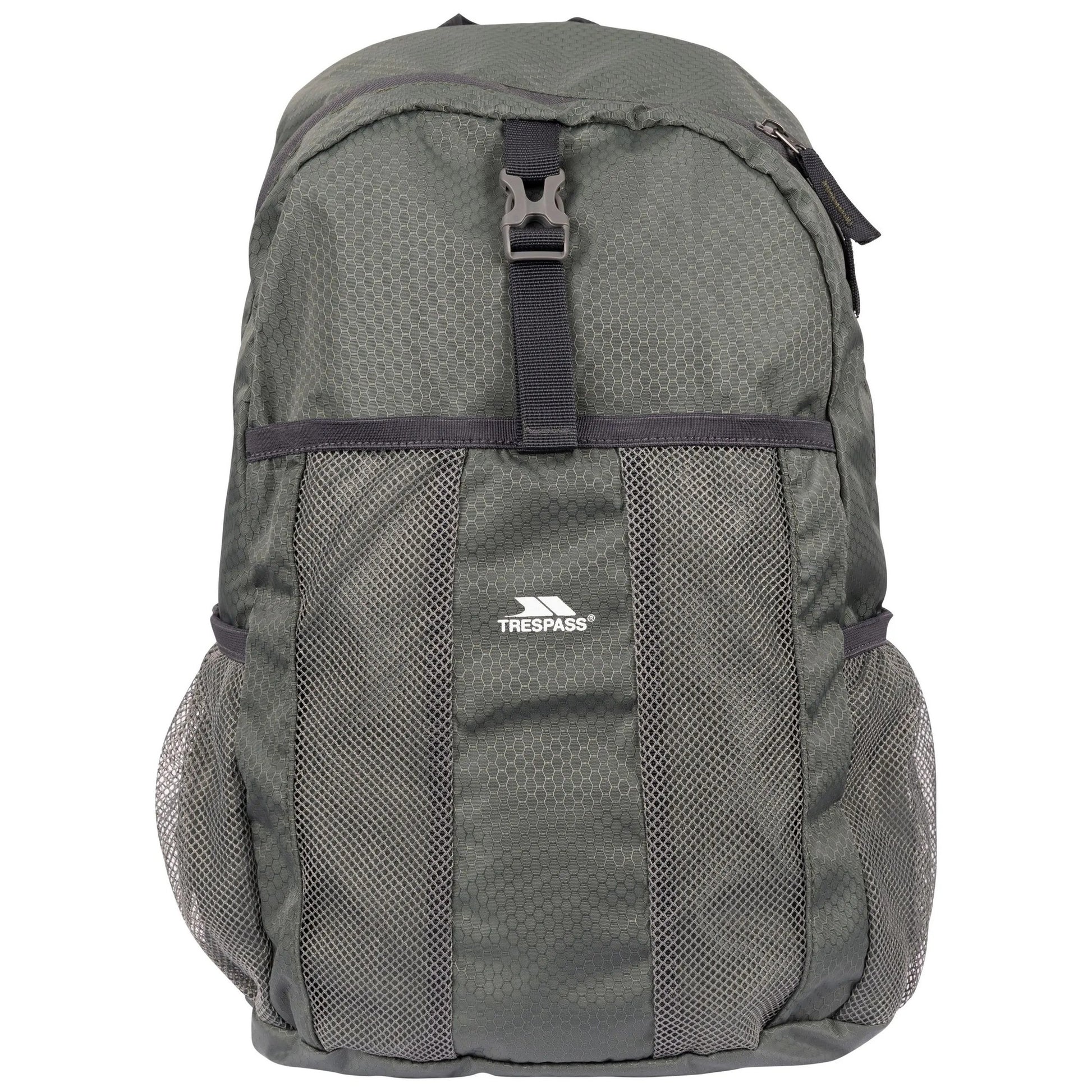Green - Front - Trespass Turzo Packaway Backpack