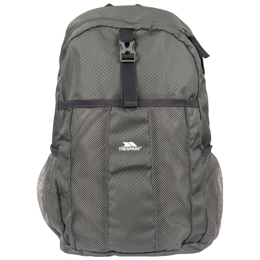 Green - Front - Trespass Turzo Packaway Backpack